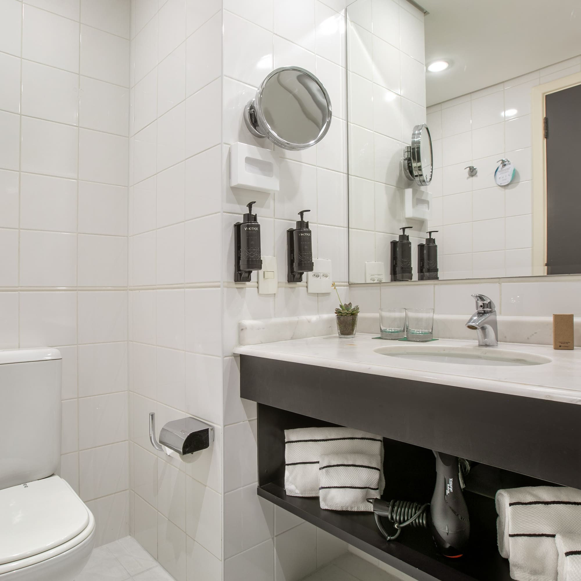 a bathroom with a sink and toilet