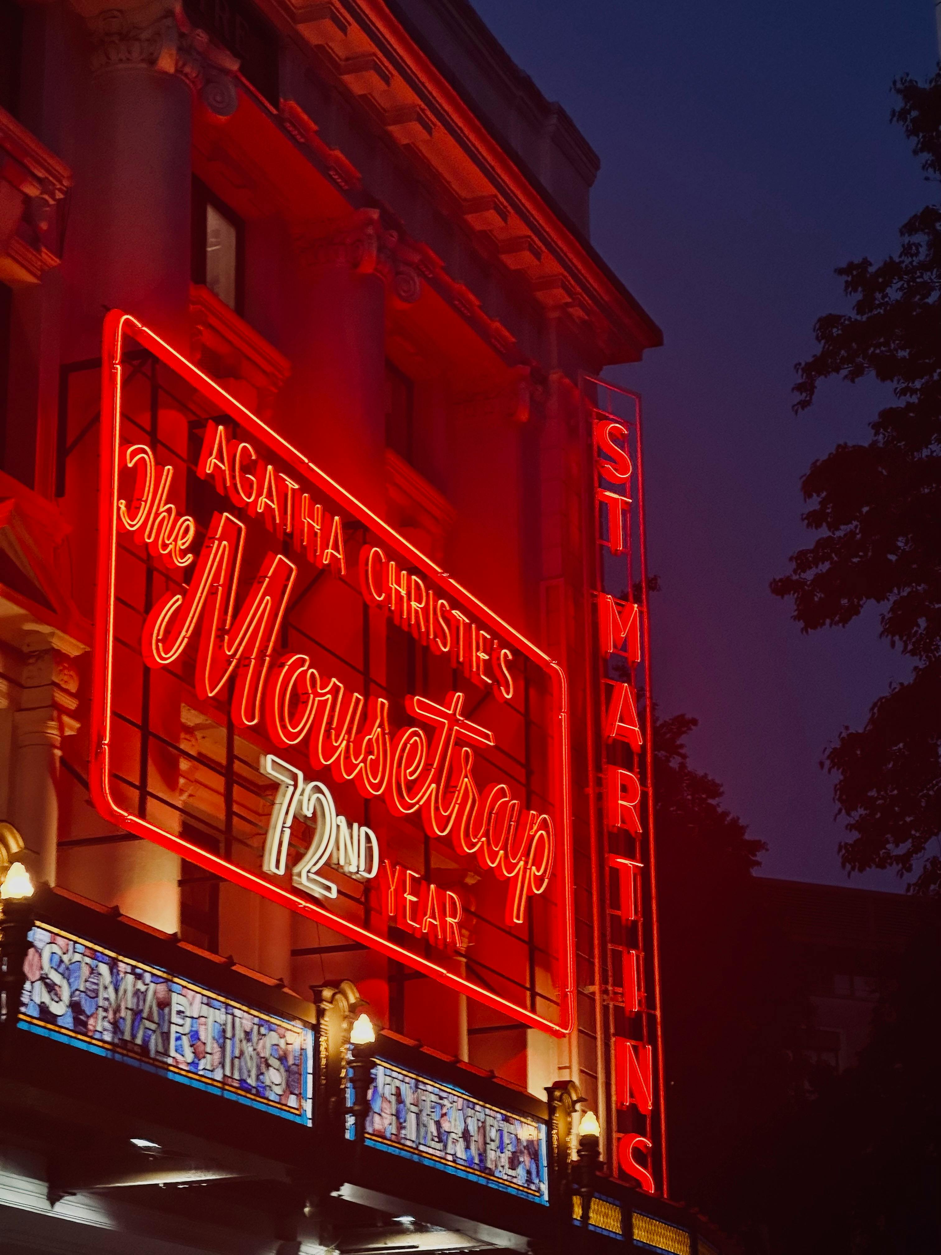 a building with a sign