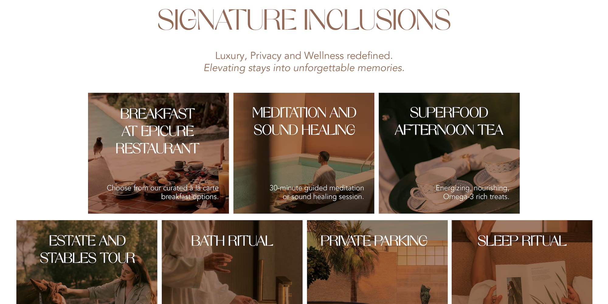 a collage of images of people and food