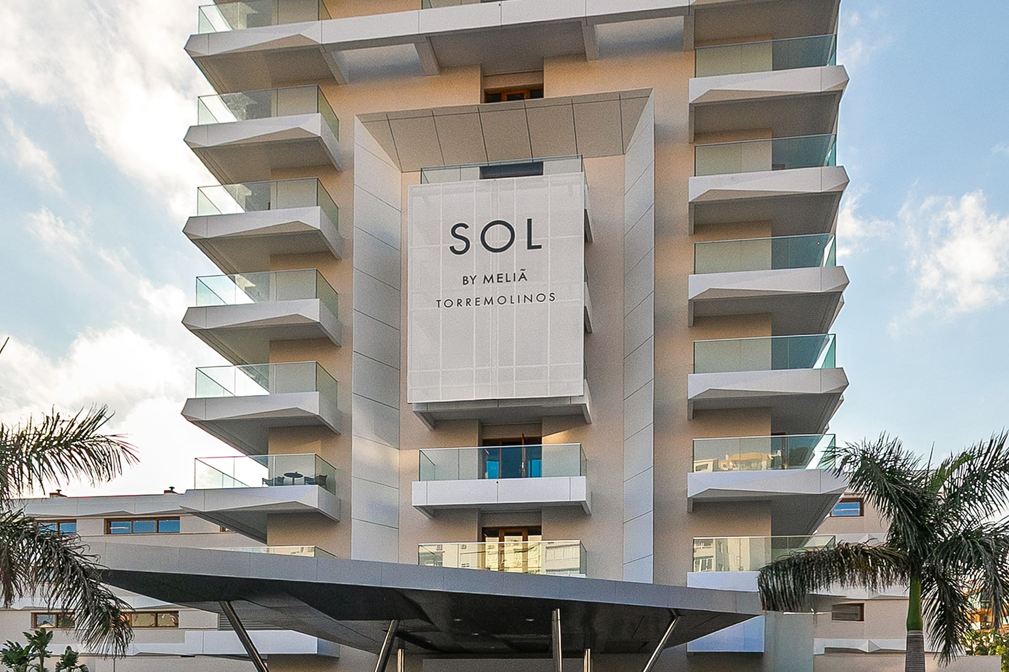 a building with a sign on the front