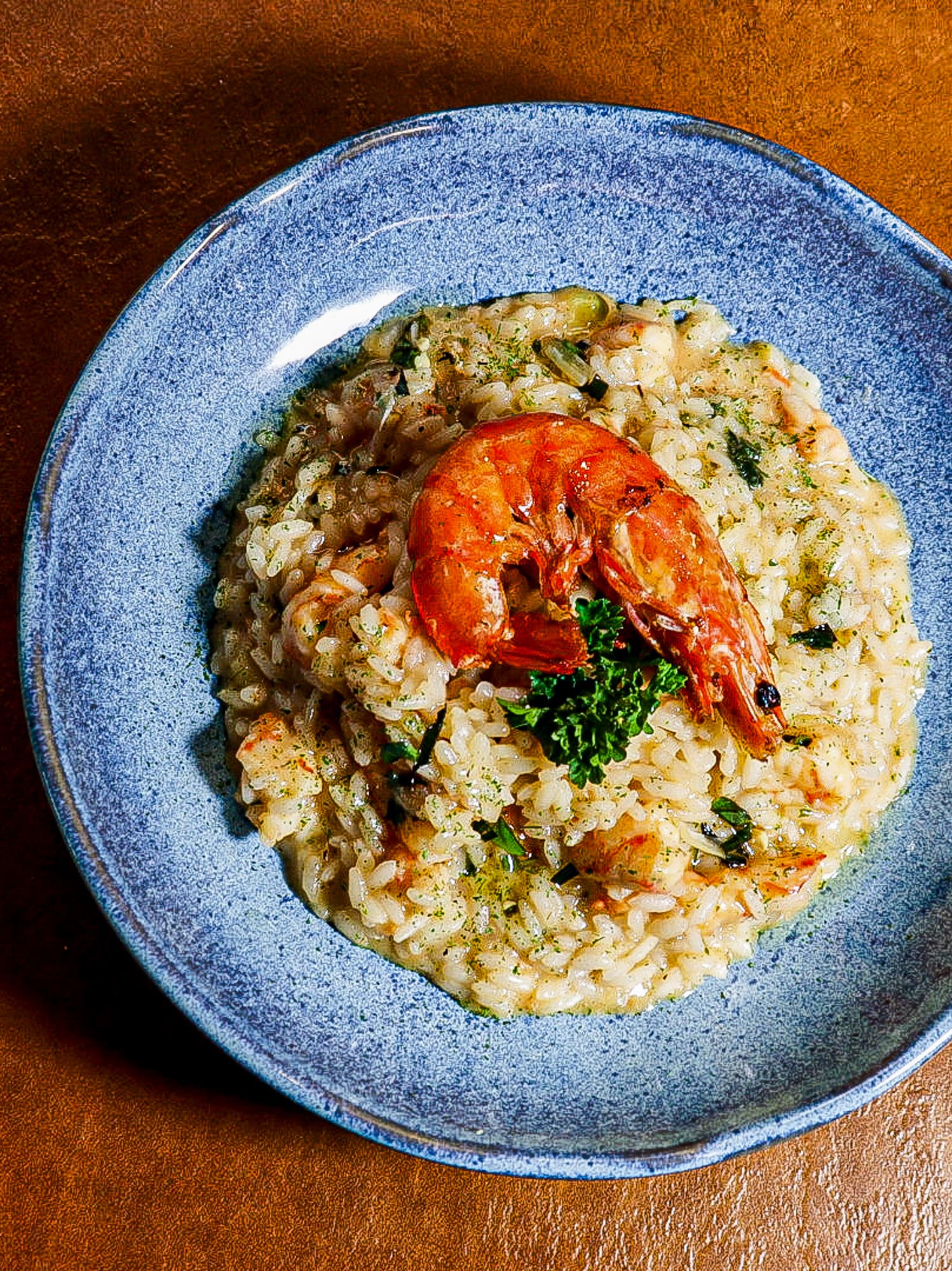 a plate of food on a table