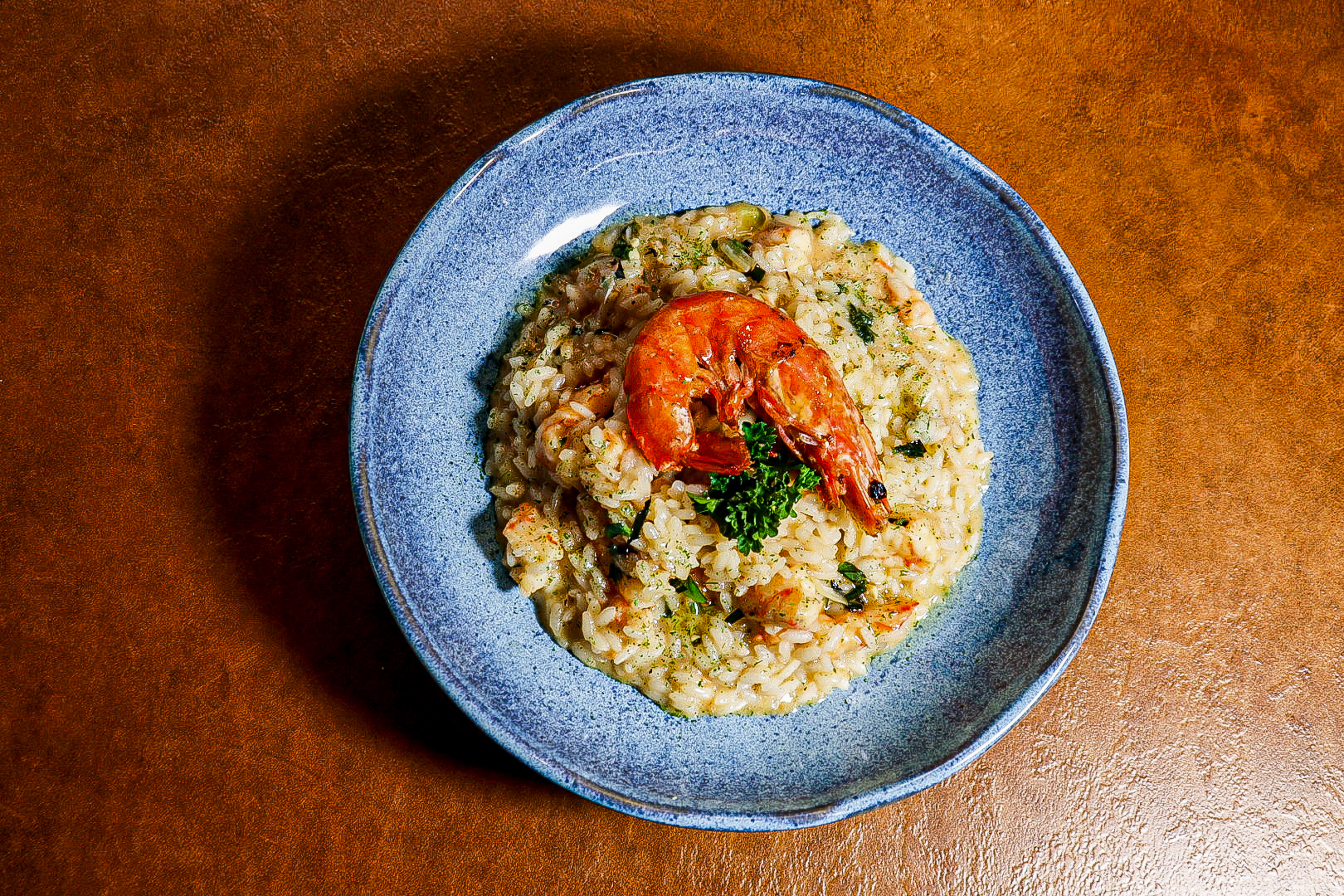 a plate of food on a table