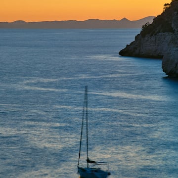 a sailboat in the water