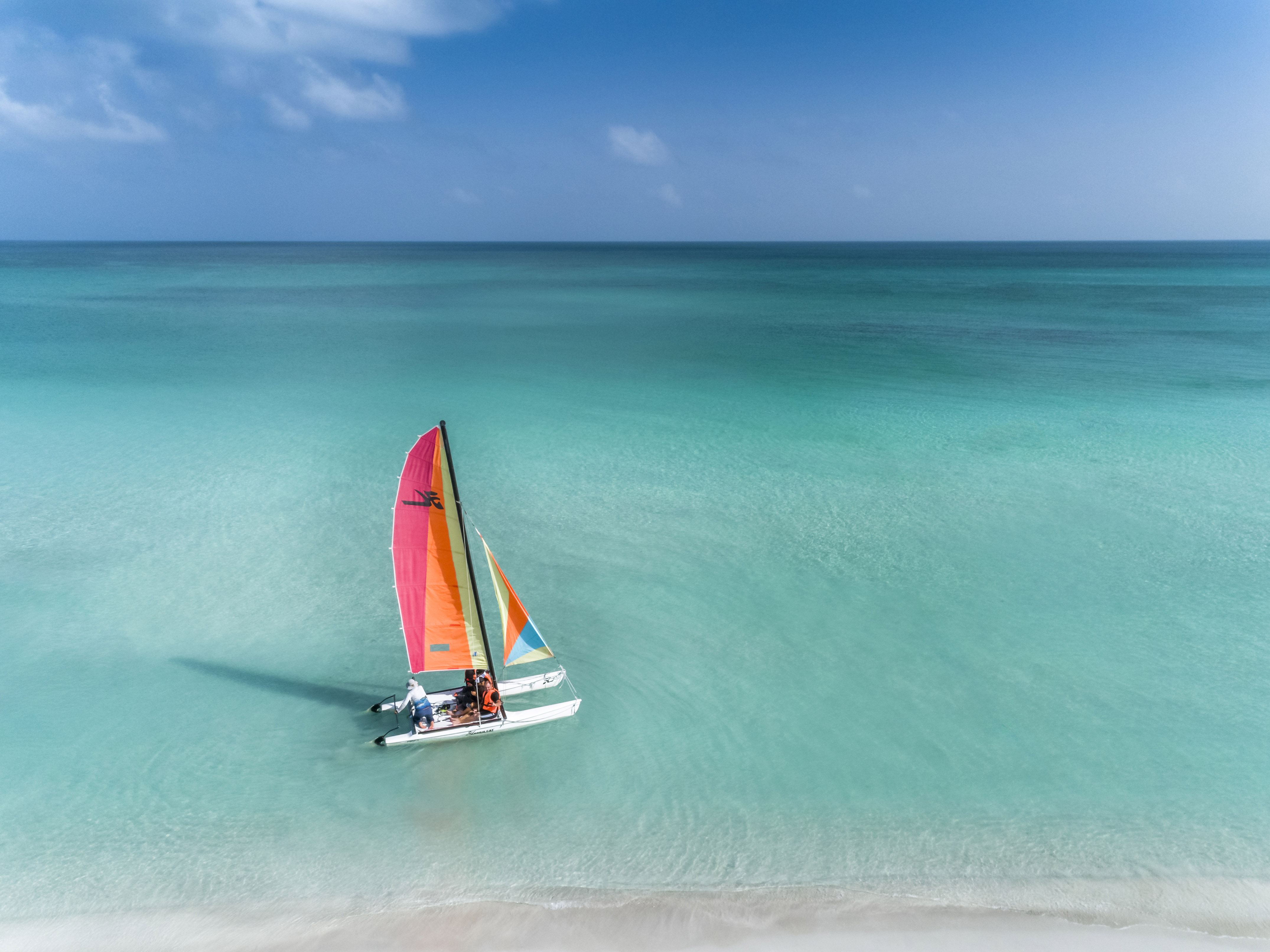 a sailboat in the water