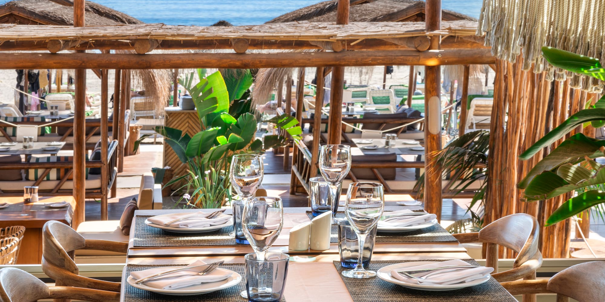 a table set for a dinner party