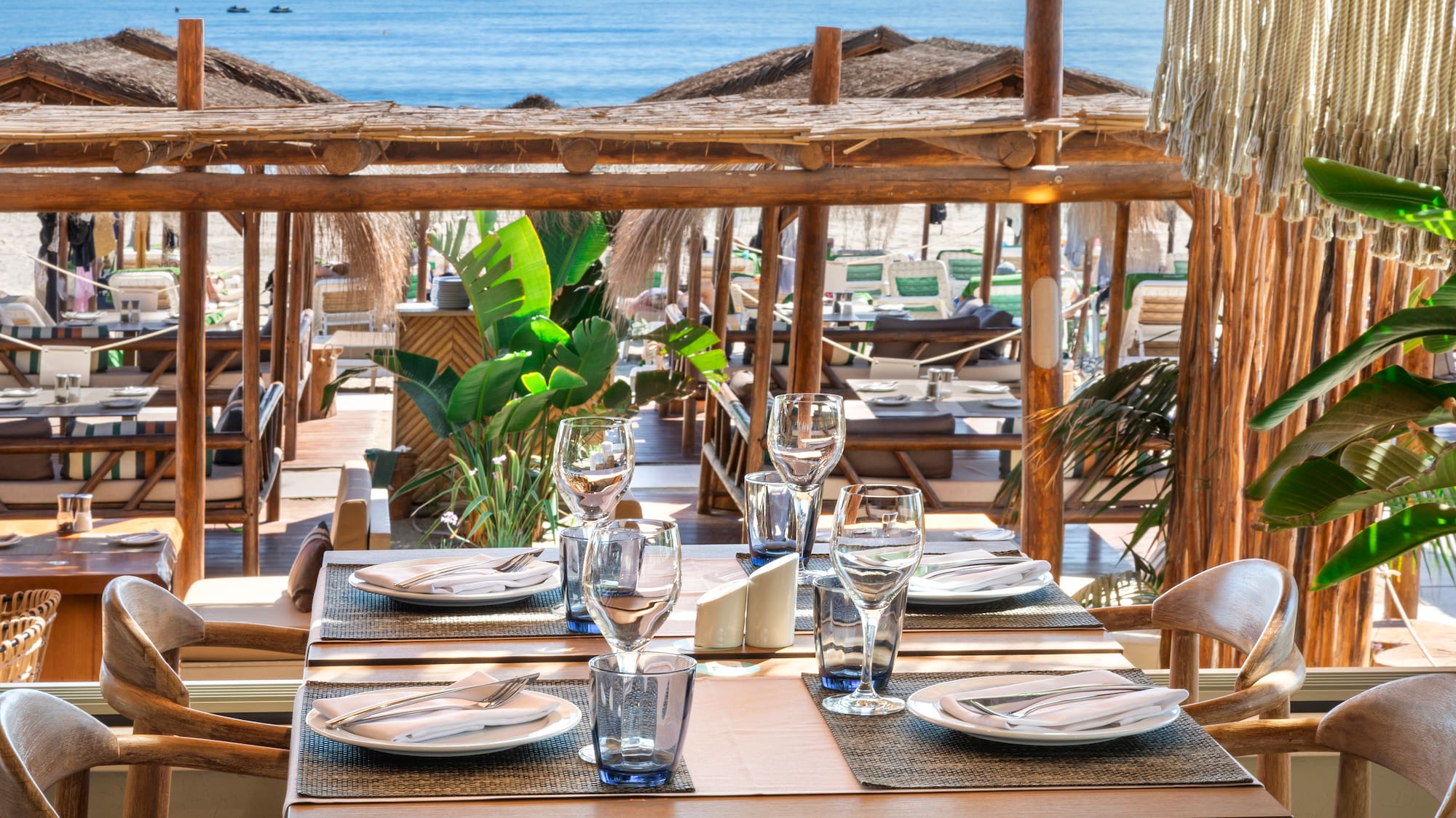 a table set for a dinner party