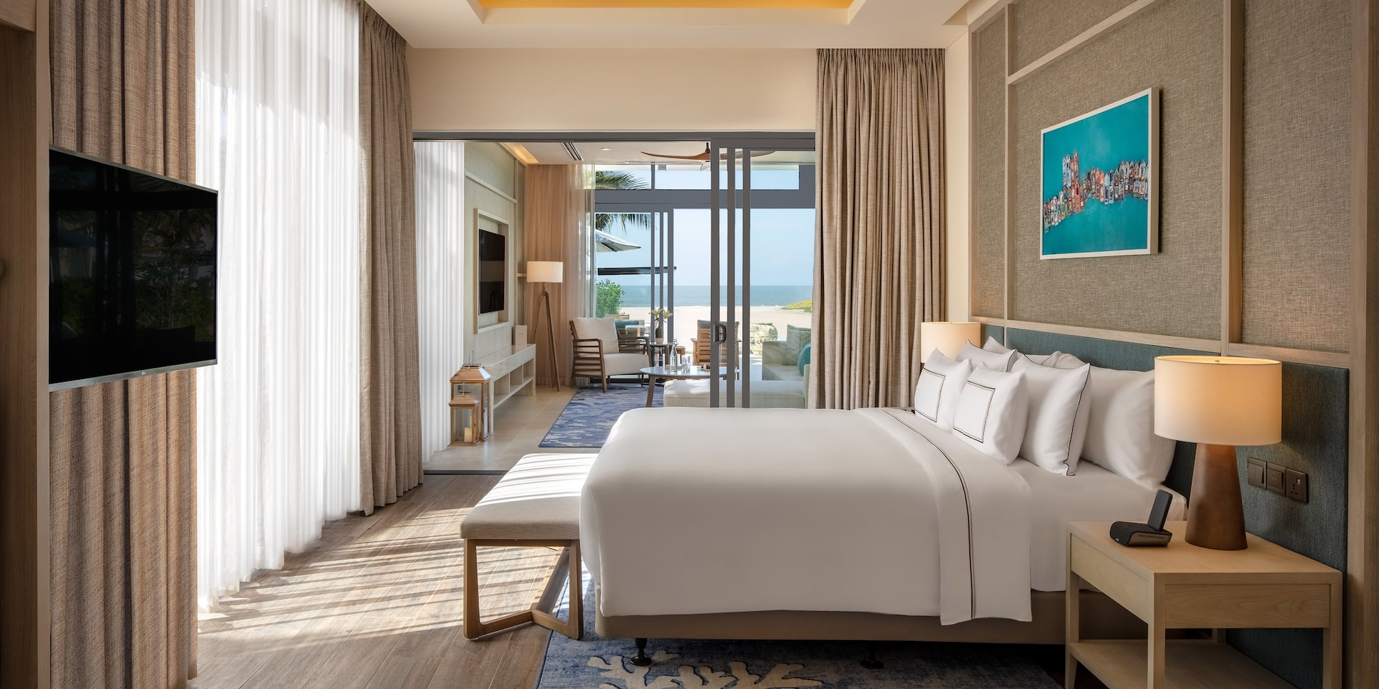 a room with a bed and a window