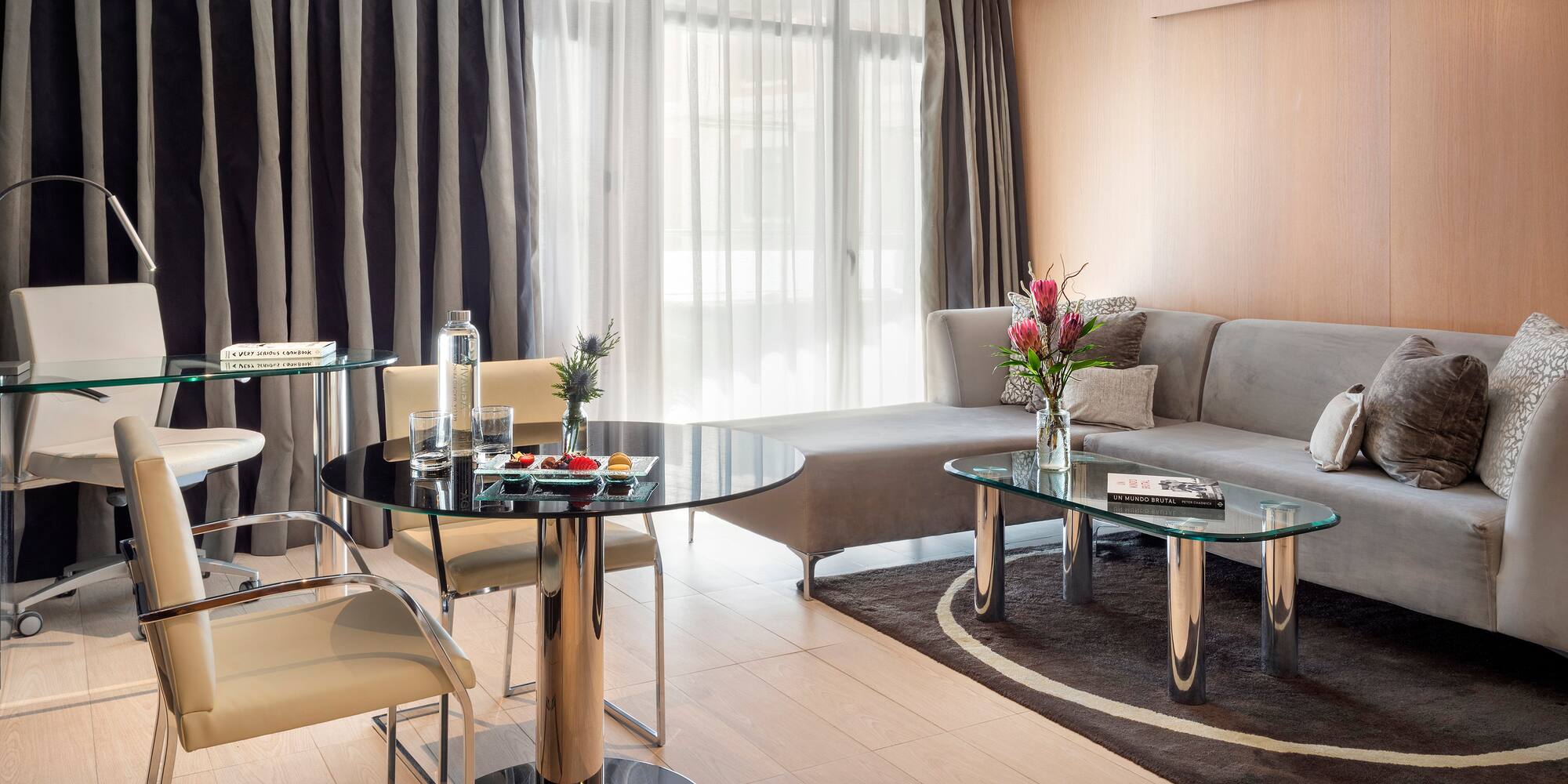 a living room with a couch and a couch