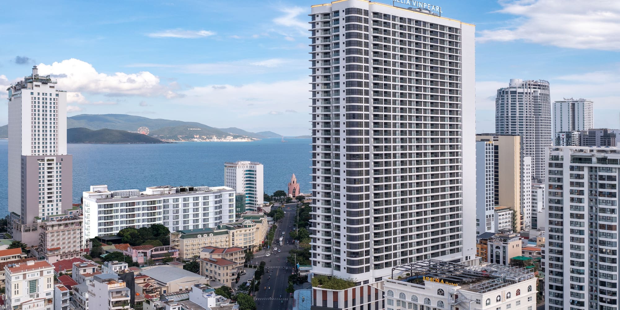 a city next to the water