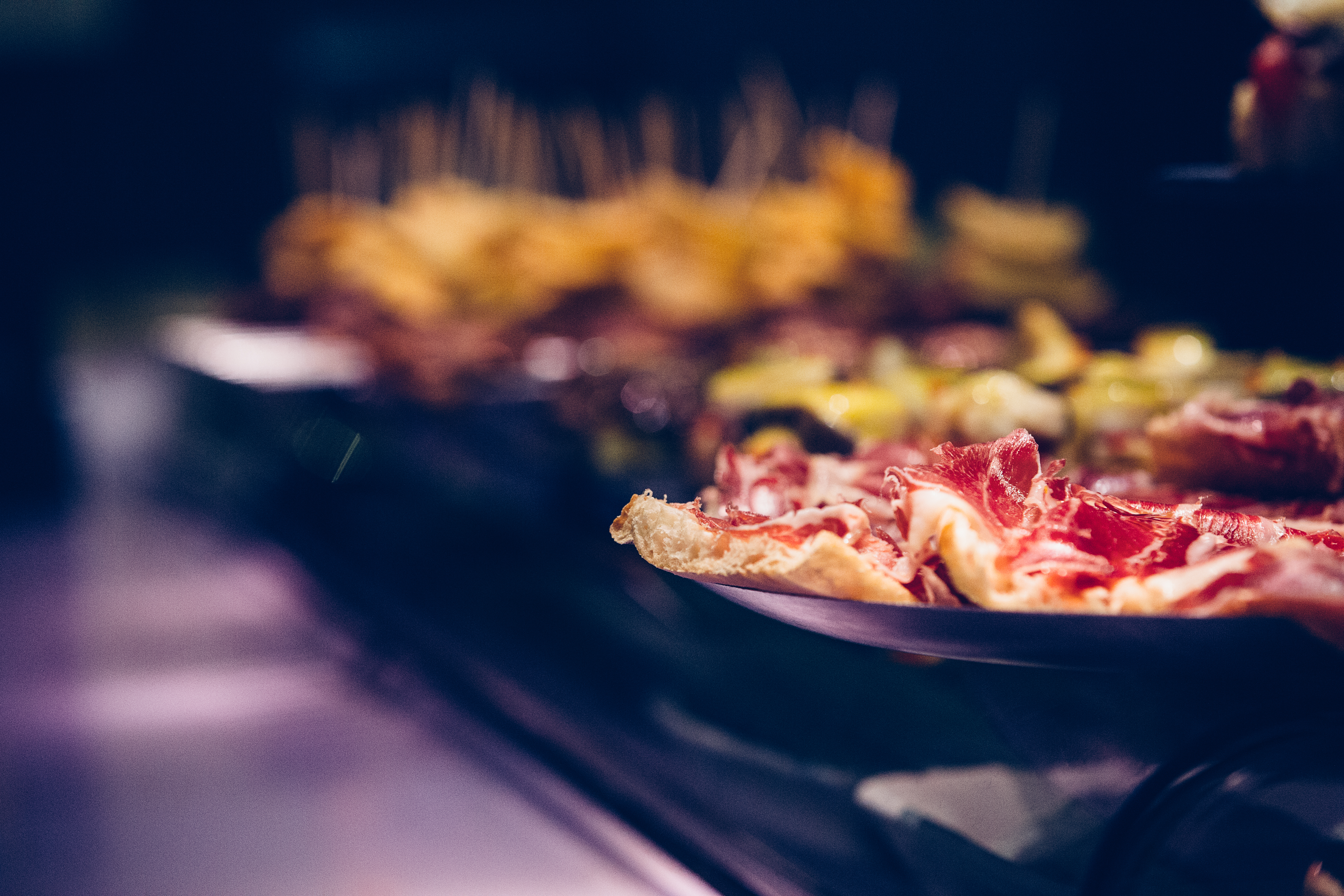 a plate of food on a table