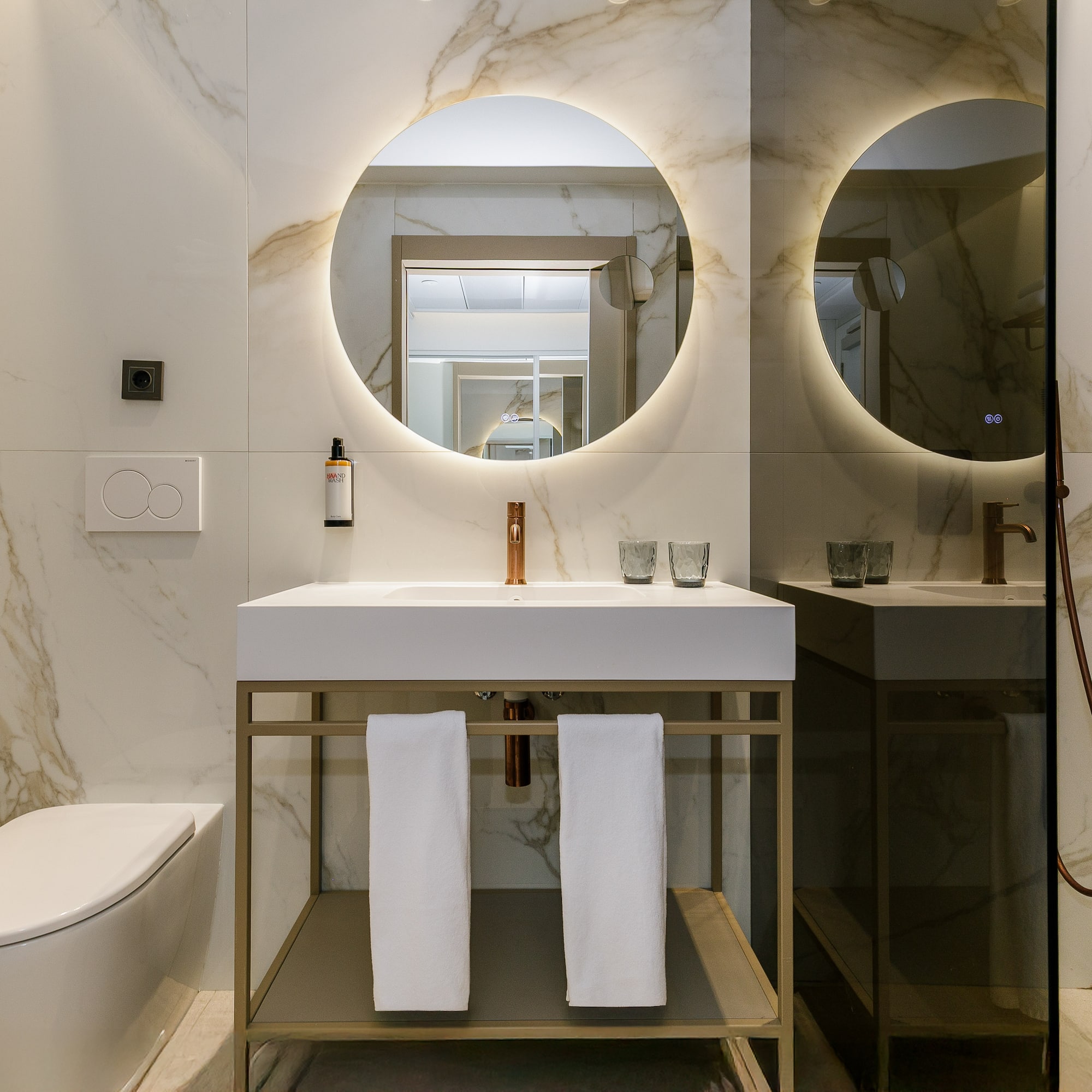 a bathroom with a sink and a toilet