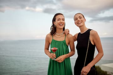 two women standing next to each other