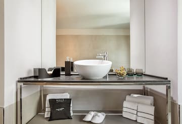 a sink on a counter