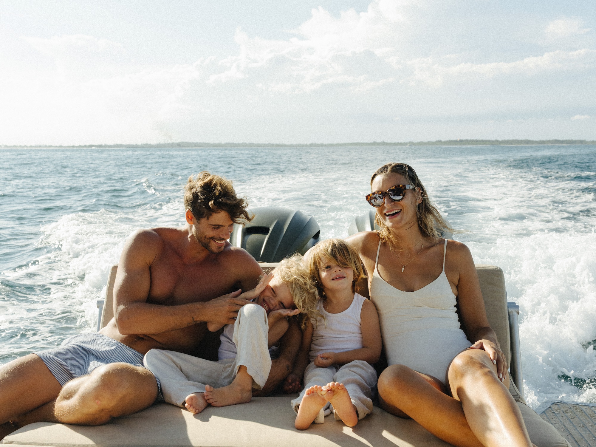 a group of people on a boat