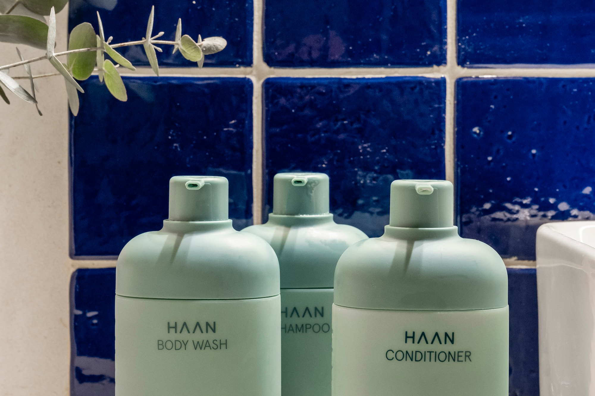 a group of bottles on a counter