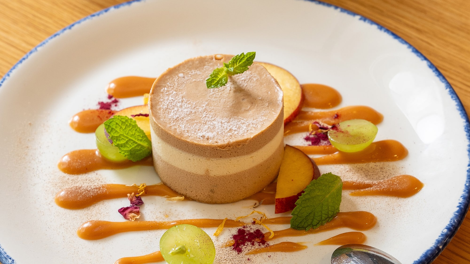 a plate of food on a table