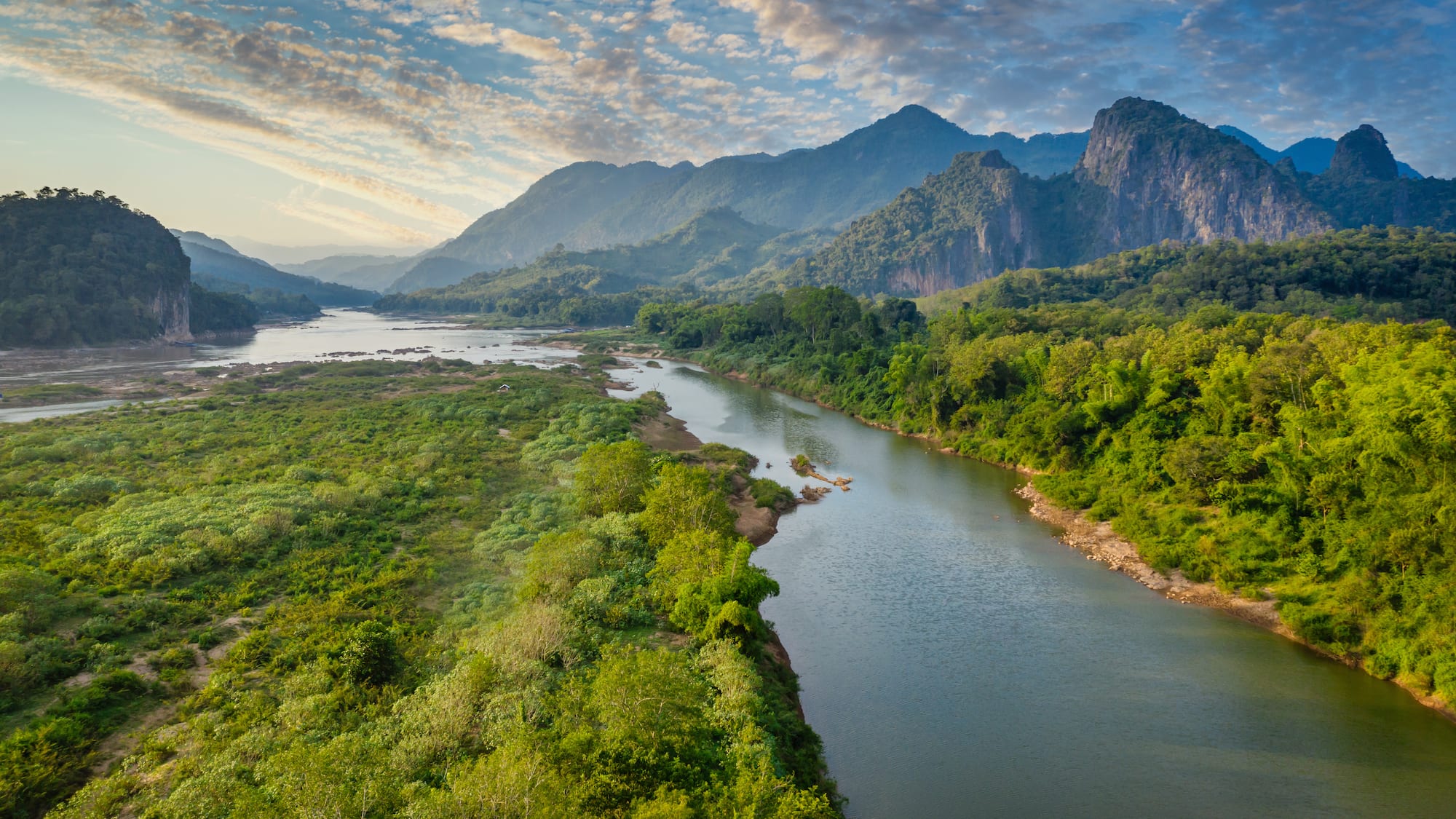 a river running through a valley