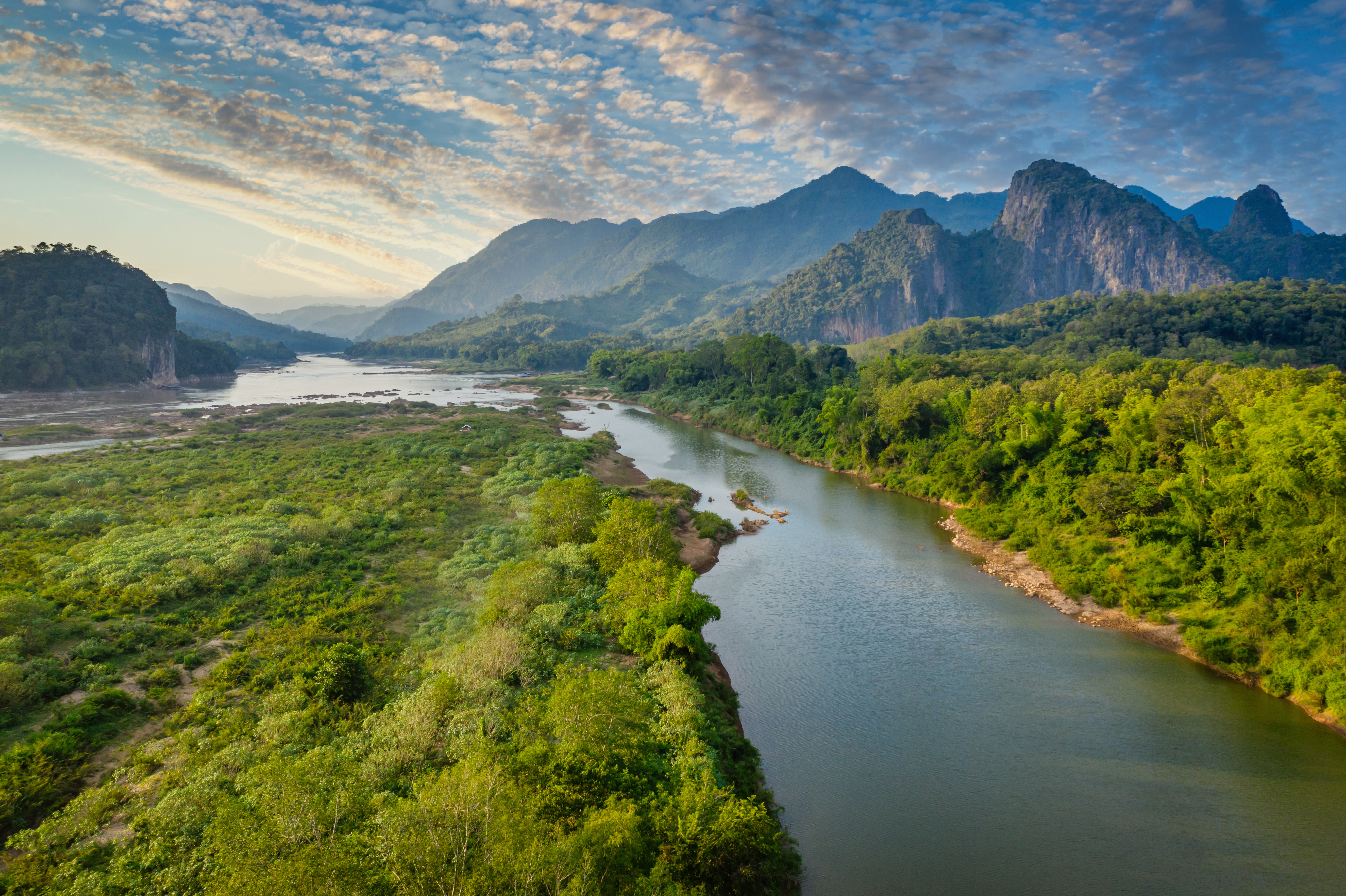 a river running through a valley