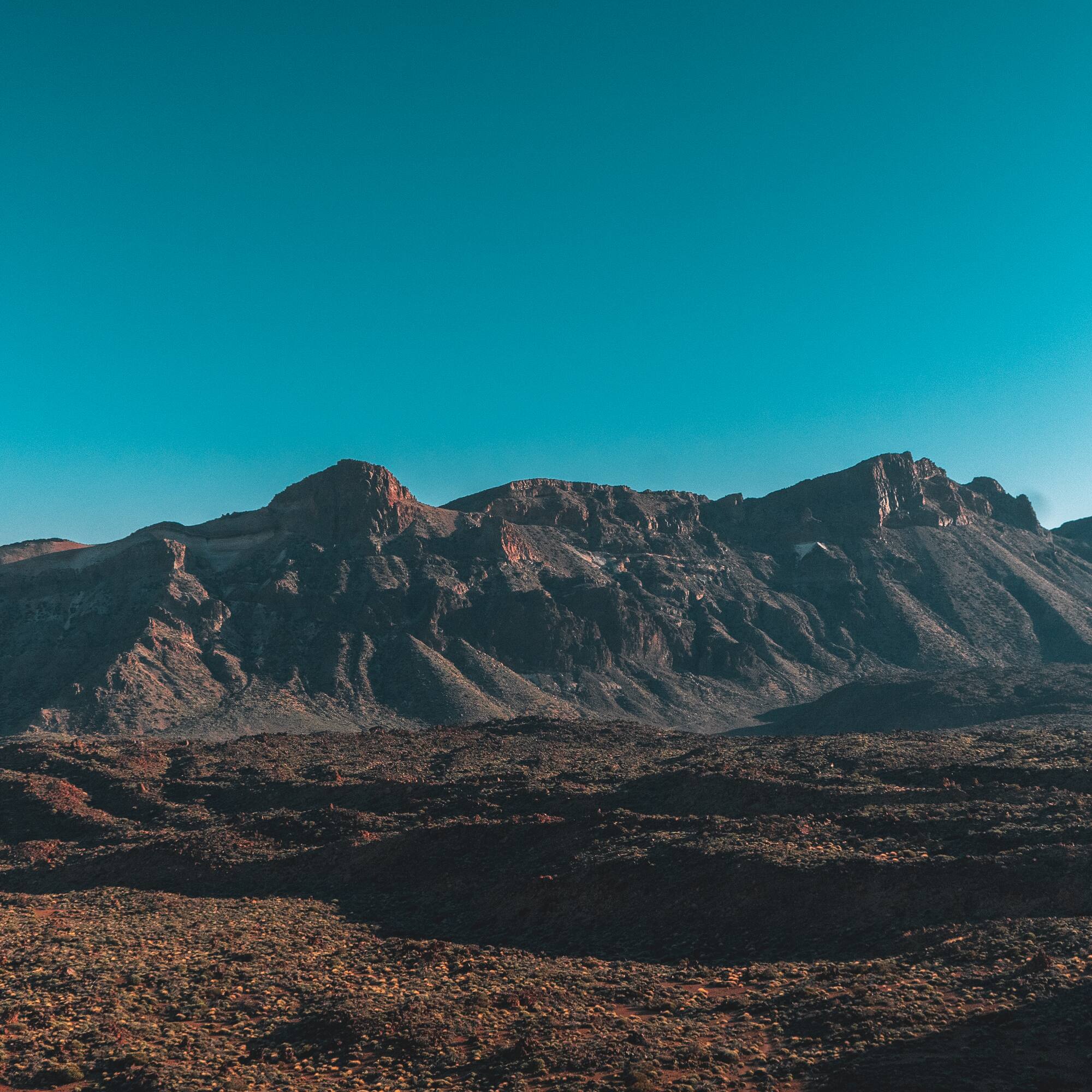a landscape of a mountain