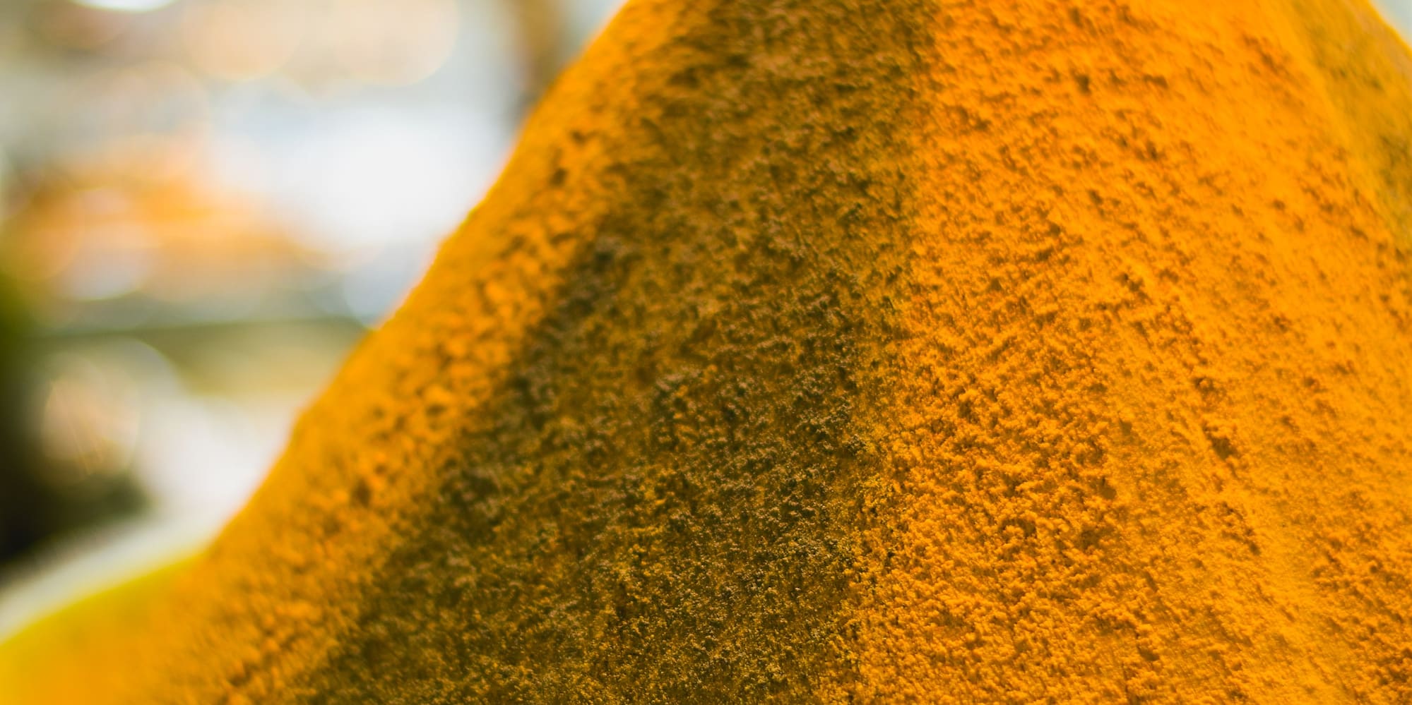 a pile of yellow powder