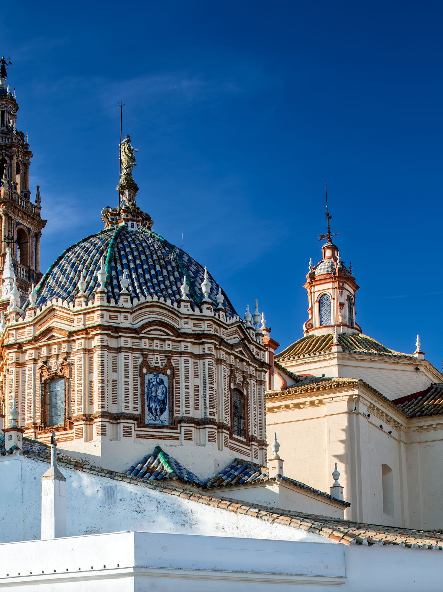 a building with a blue dome