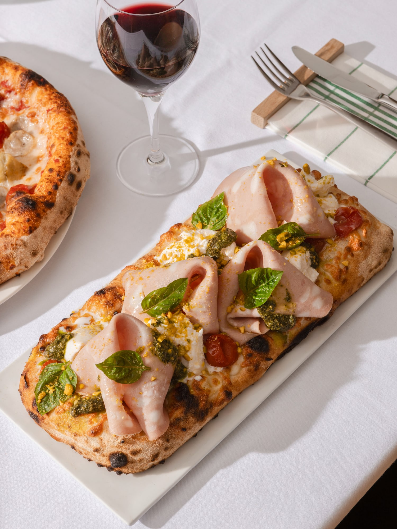 a plate of food on a table