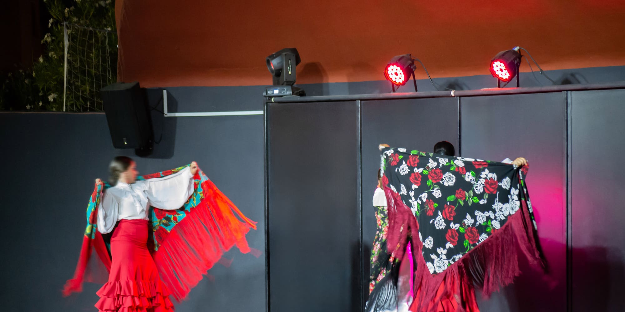 a group of women on a stage