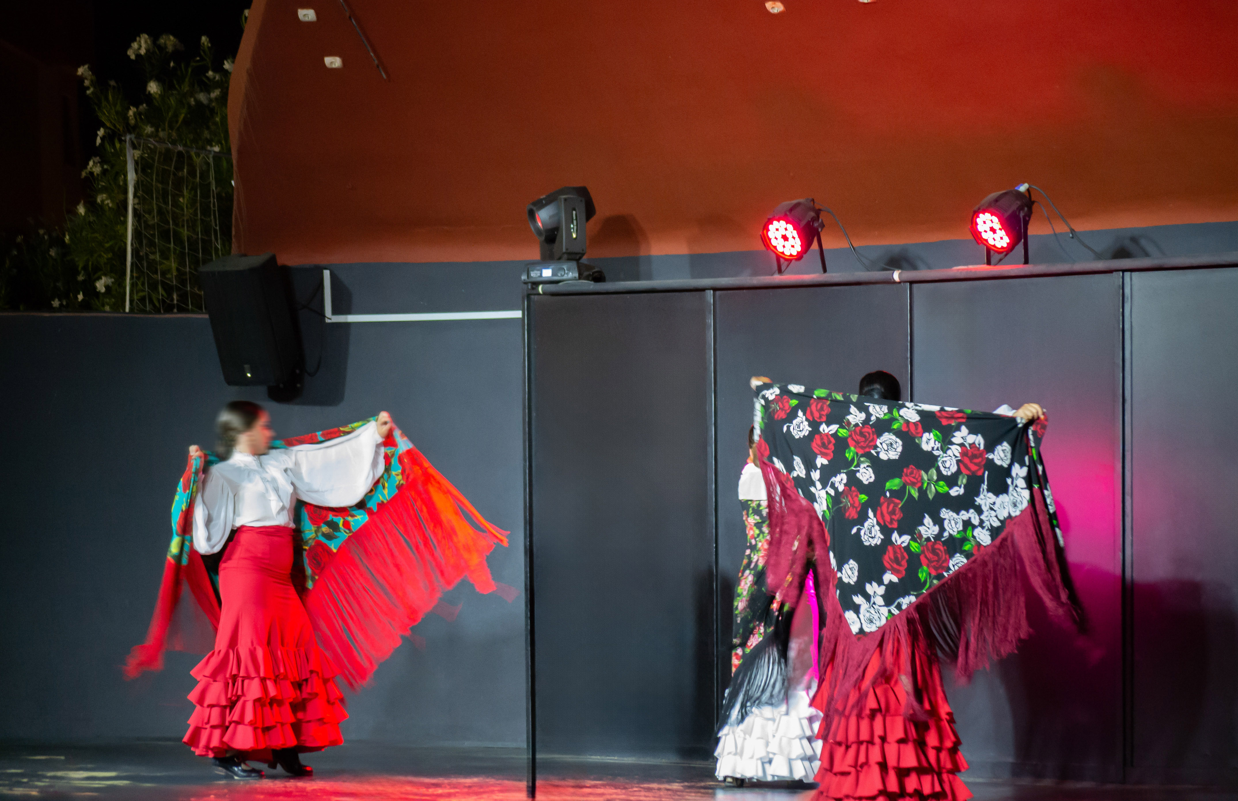a group of women on a stage