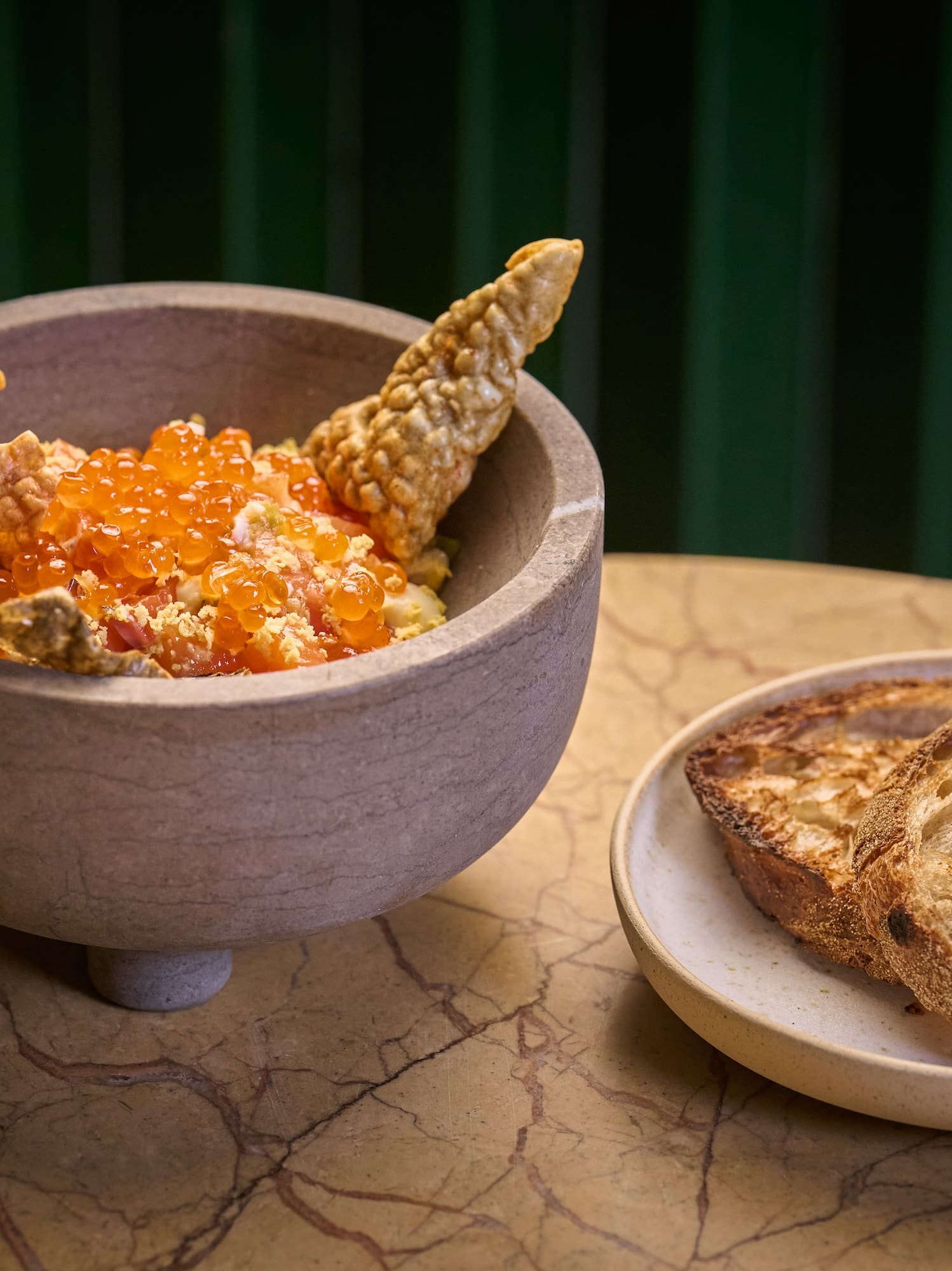 a bowl of food on a plate