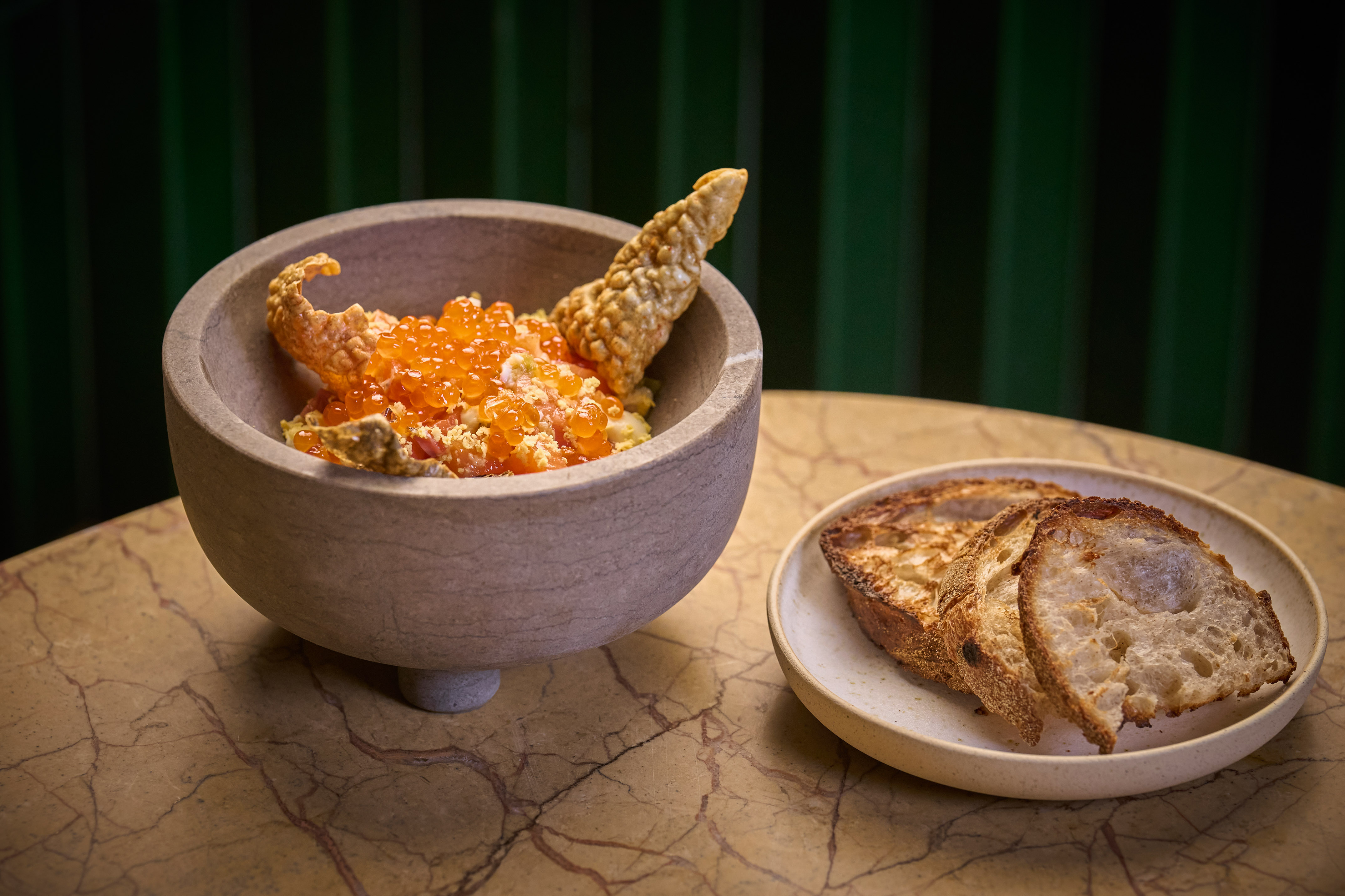 a bowl of food on a plate