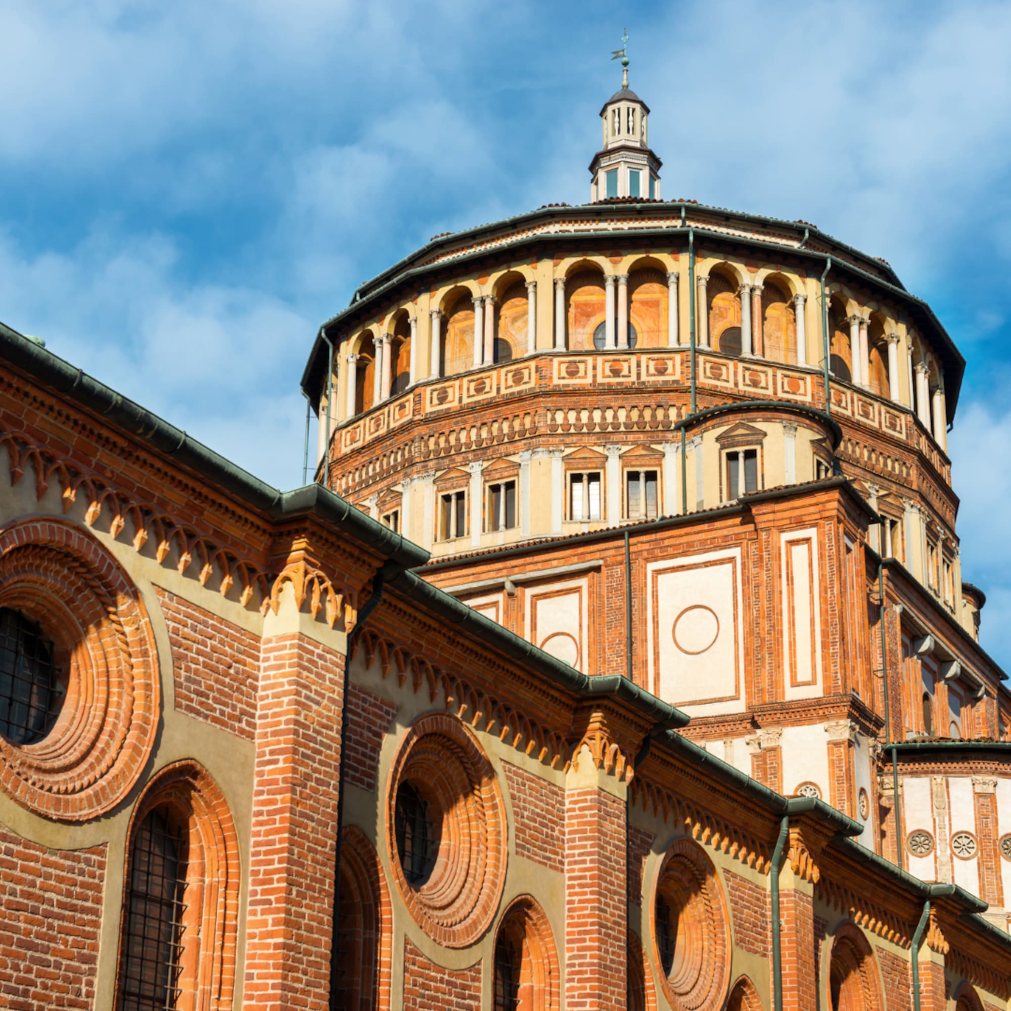 Santa Maria delle Grazie with a domed roof