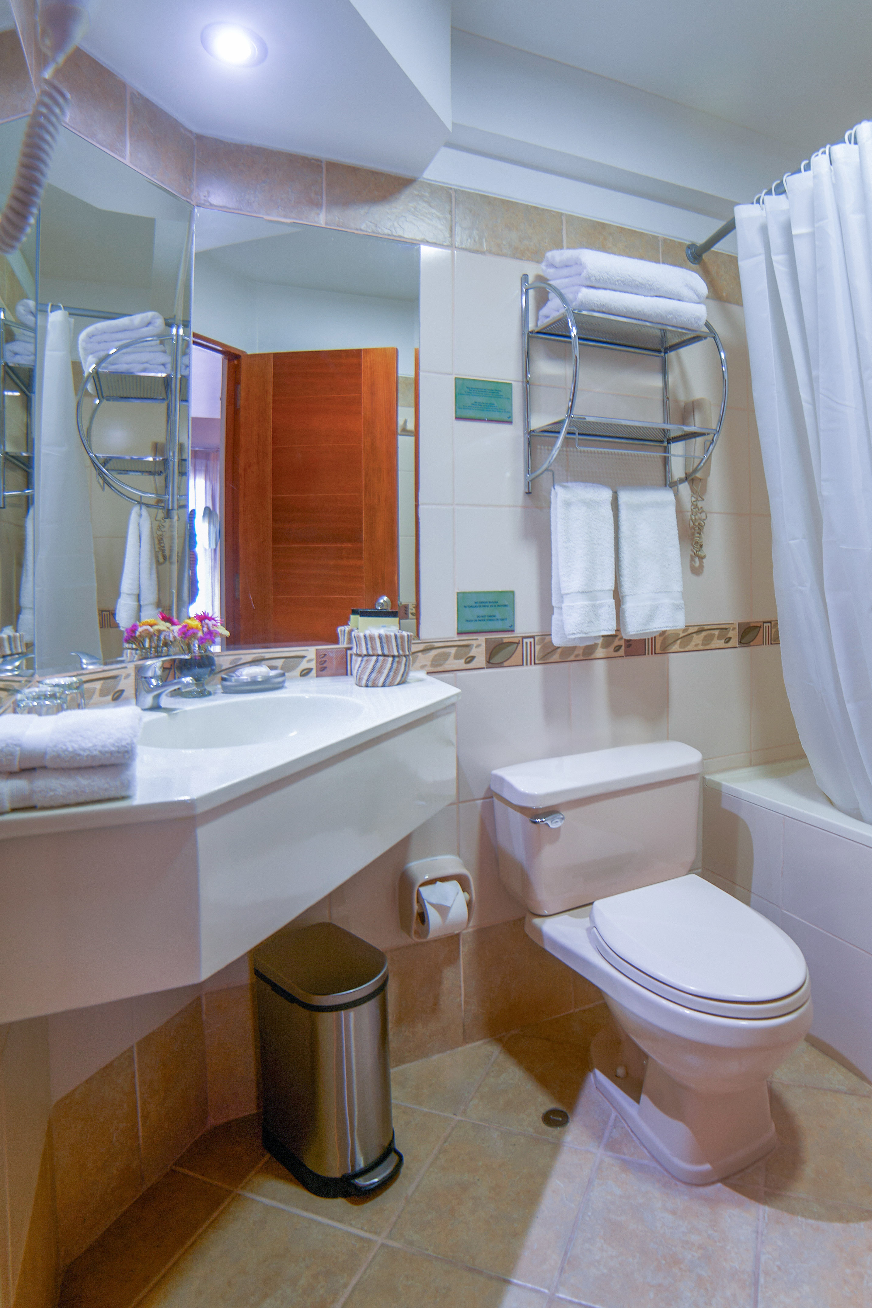 a bathroom with a sink and toilet
