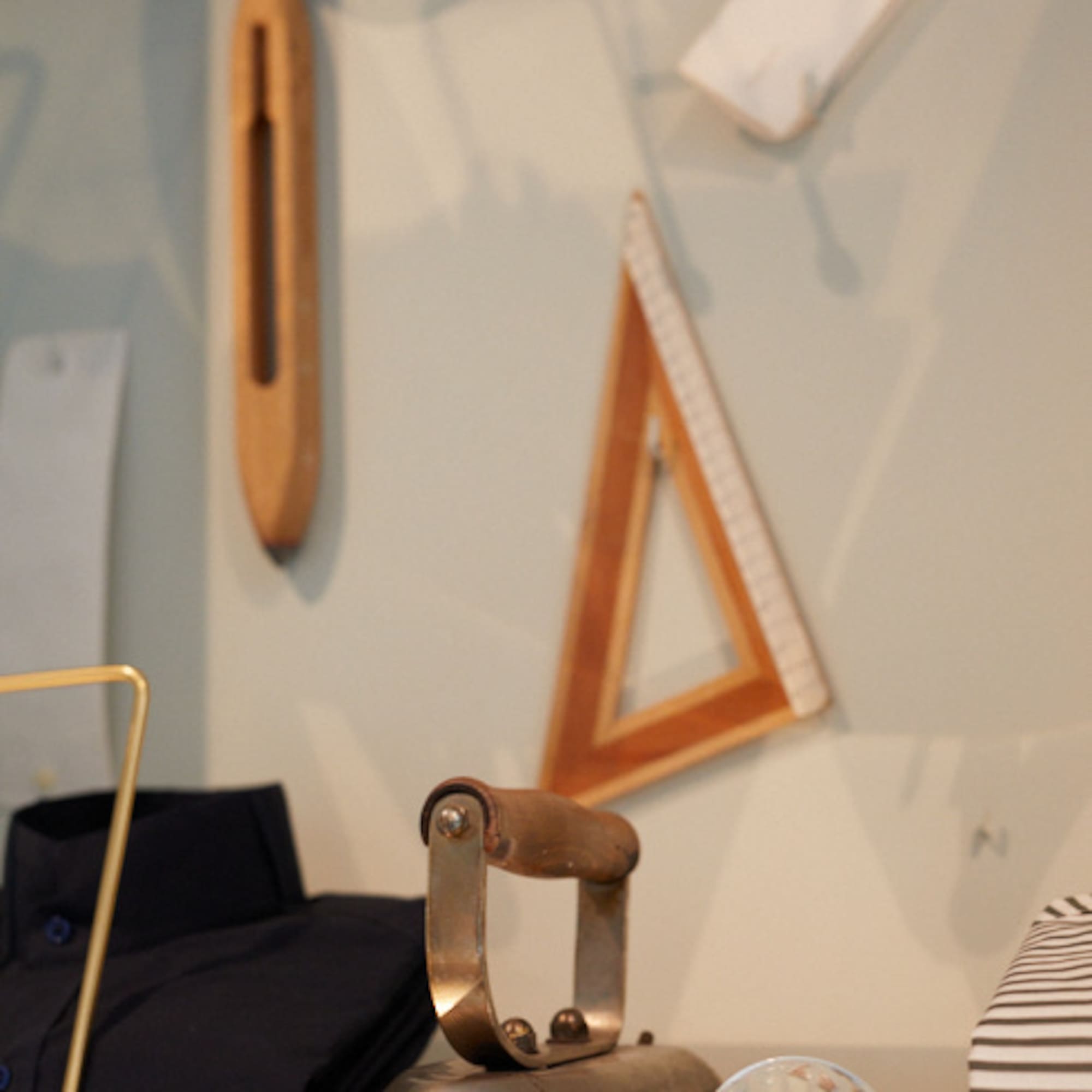 a close-up of a iron