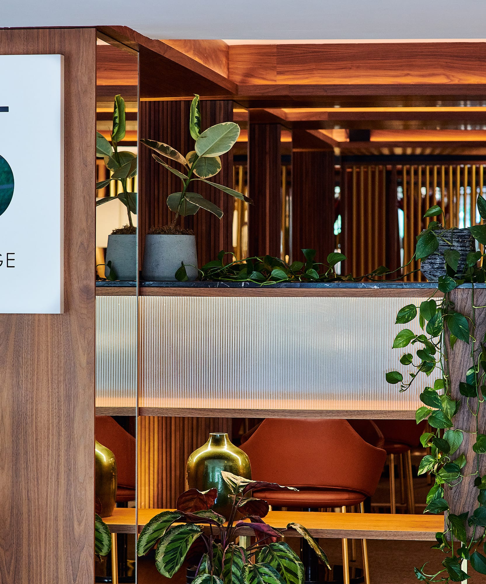 a sign with a number on it