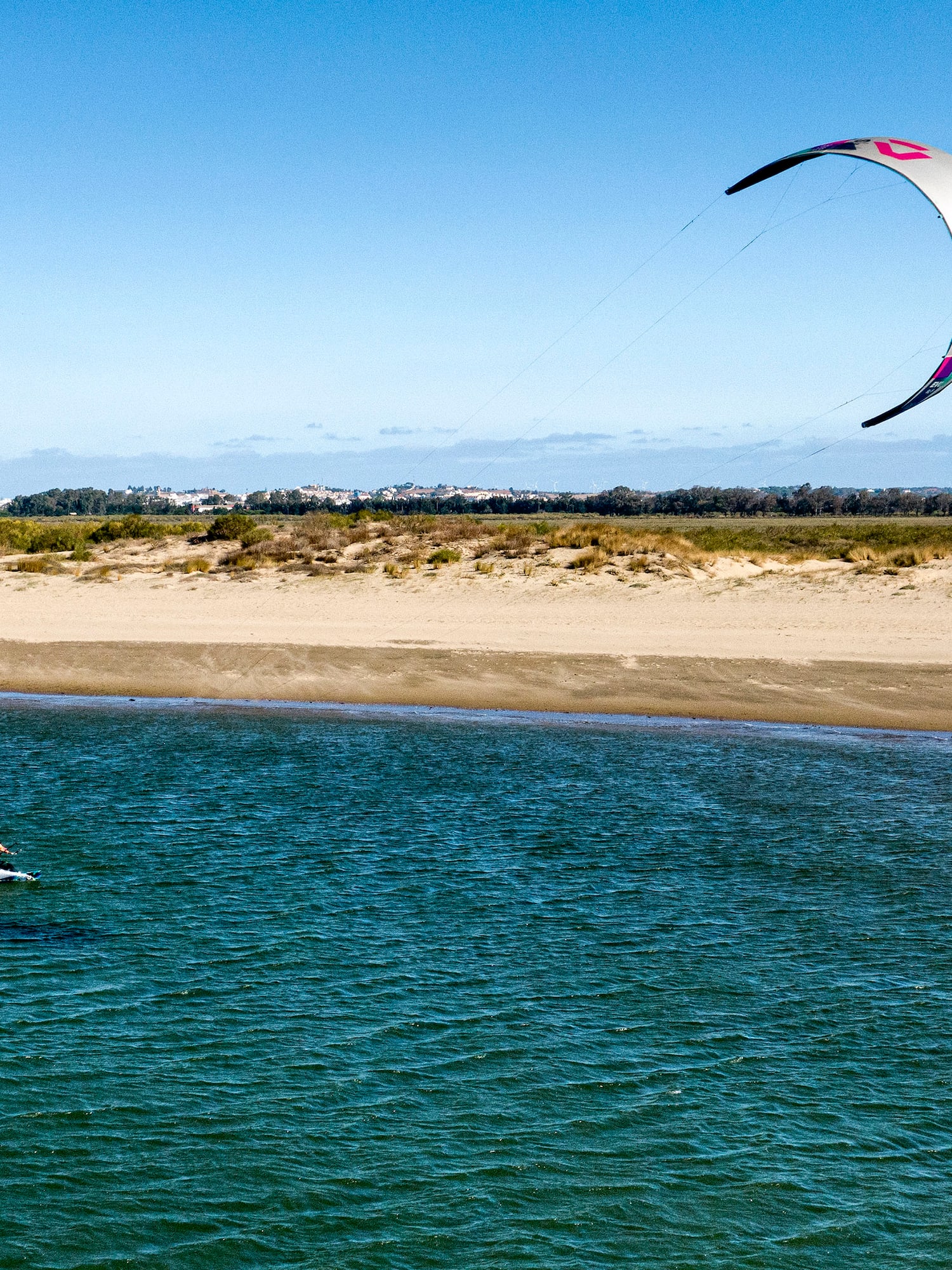 a person on a water ski