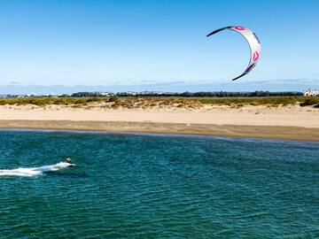 a person on a water ski