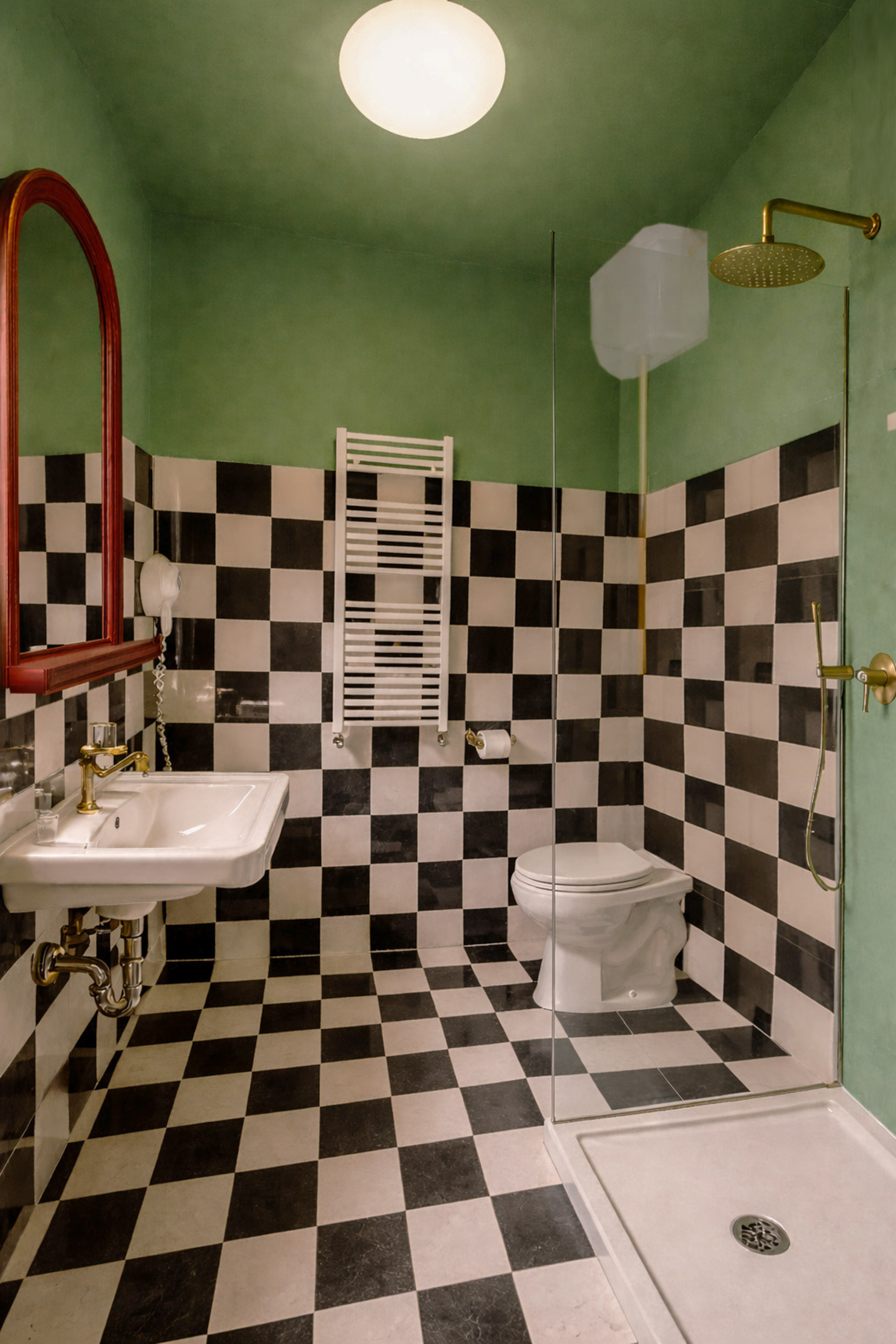 a bathroom with a sink and a toilet