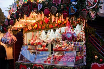 a storefront with a variety of candy and decorations