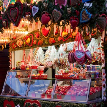 a storefront with a variety of candy and decorations