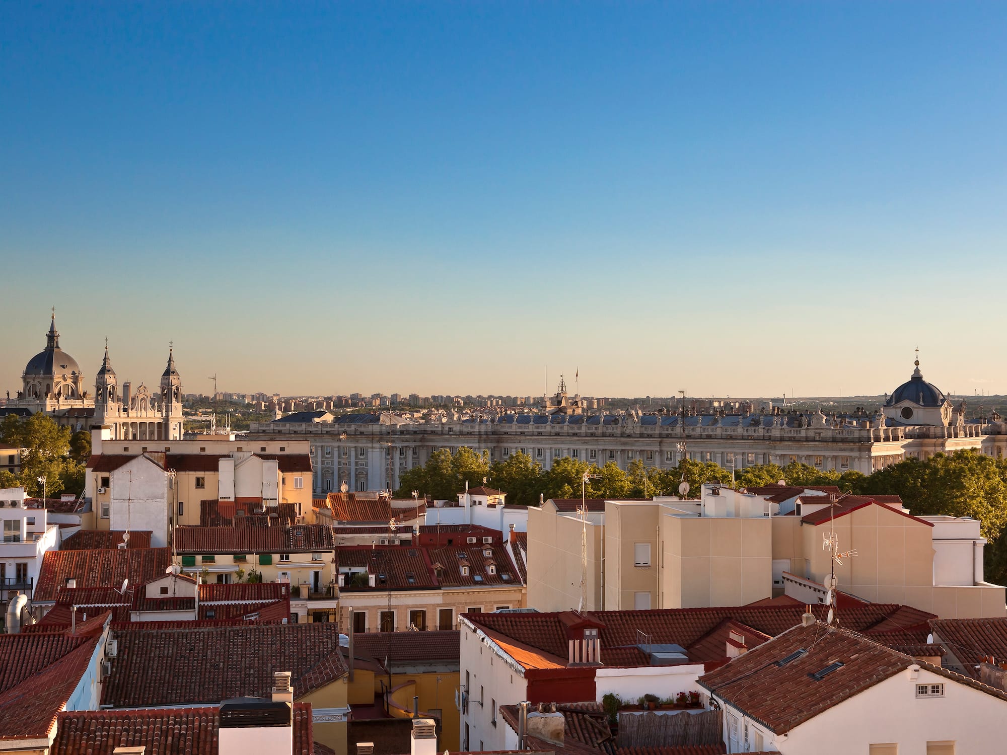 a city with many buildings