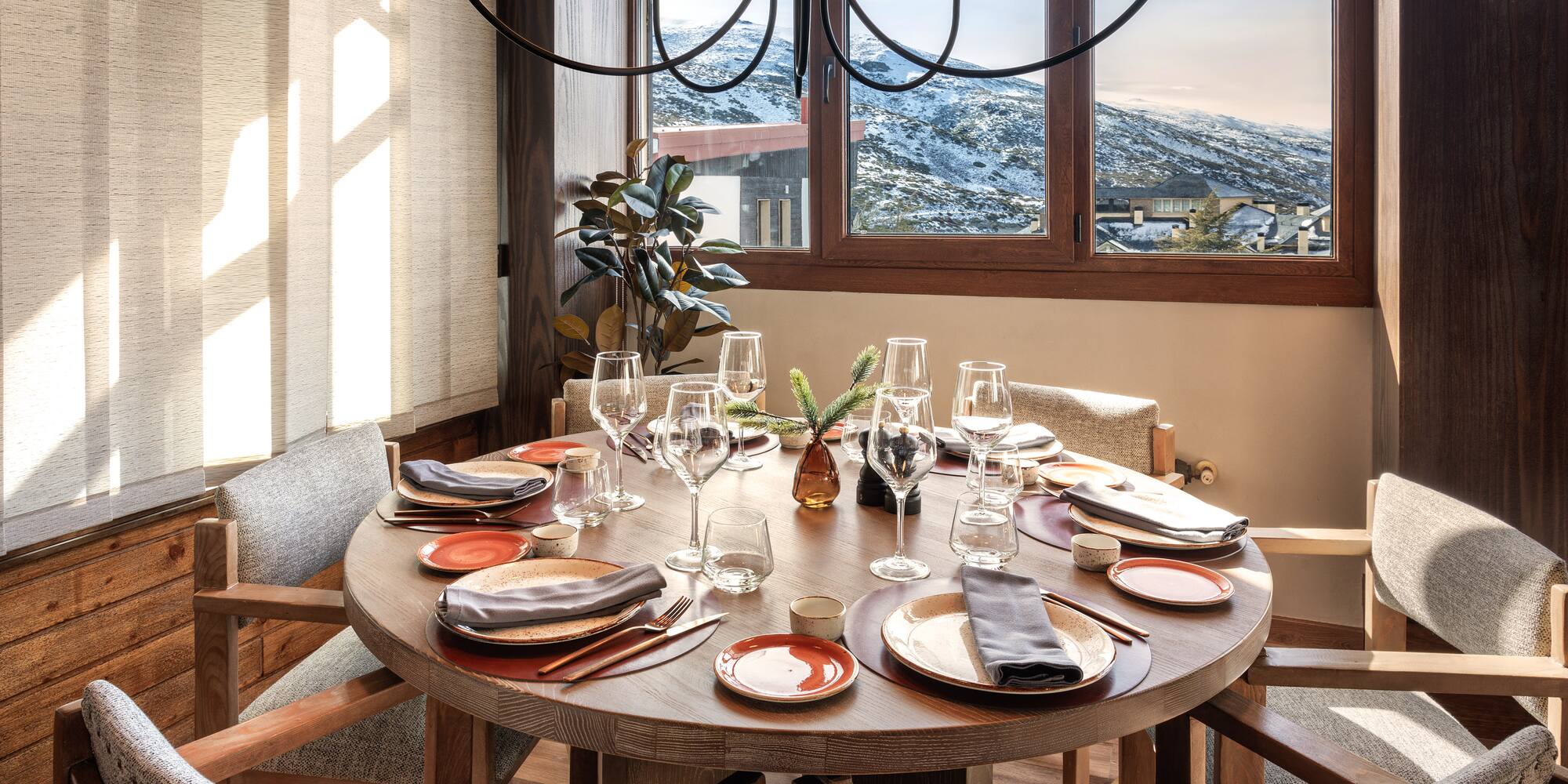 a table set for a dinner party