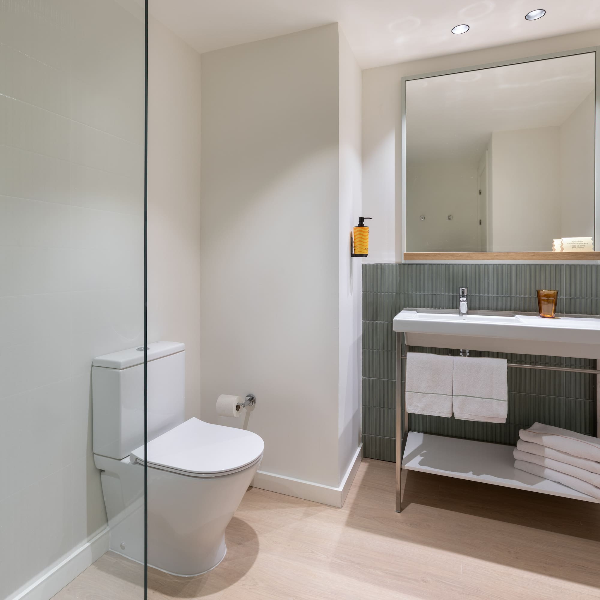 a bathroom with a sink and toilet