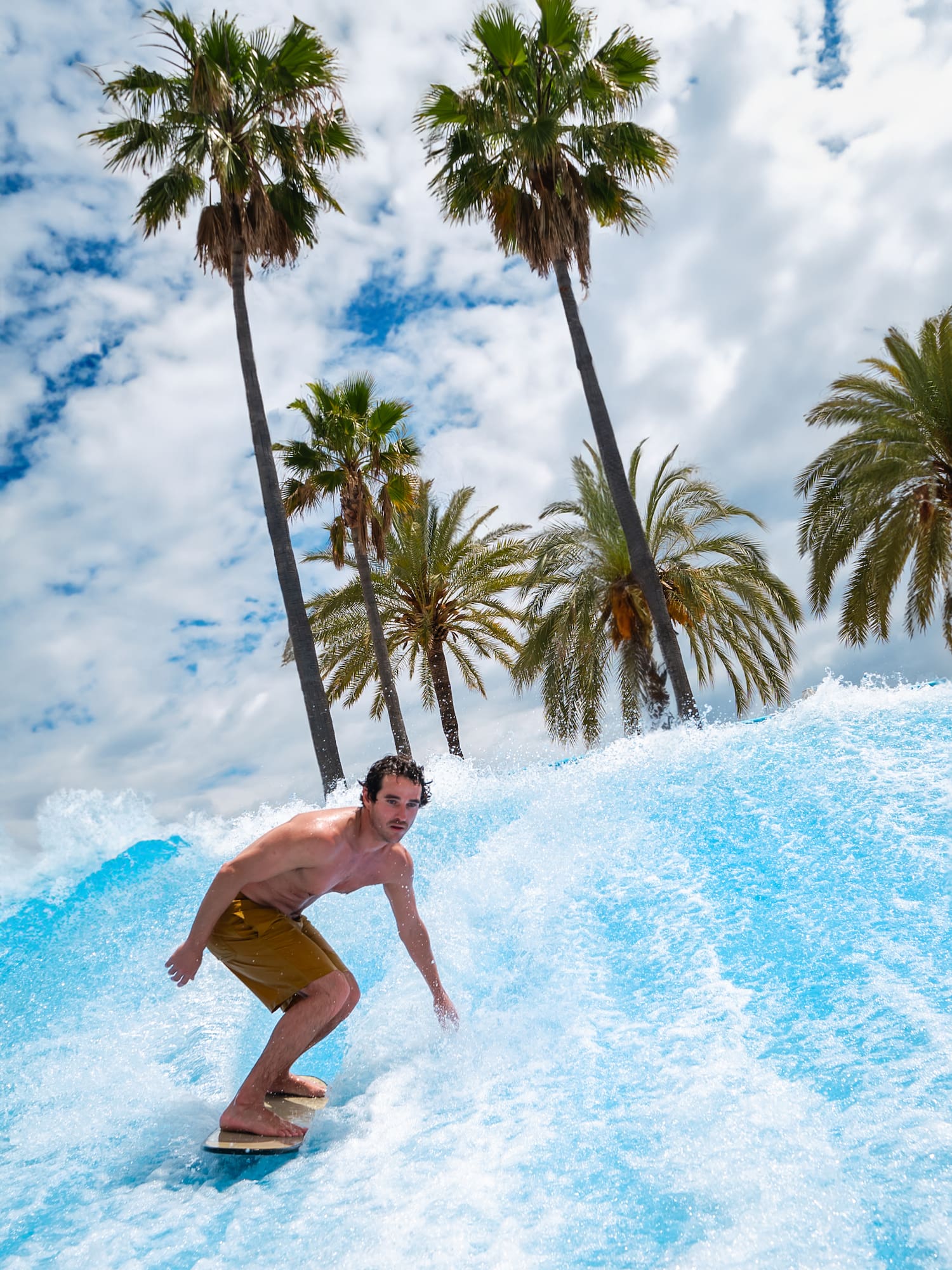 a man surfing on a wave