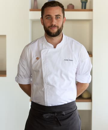 a man in a chef's uniform