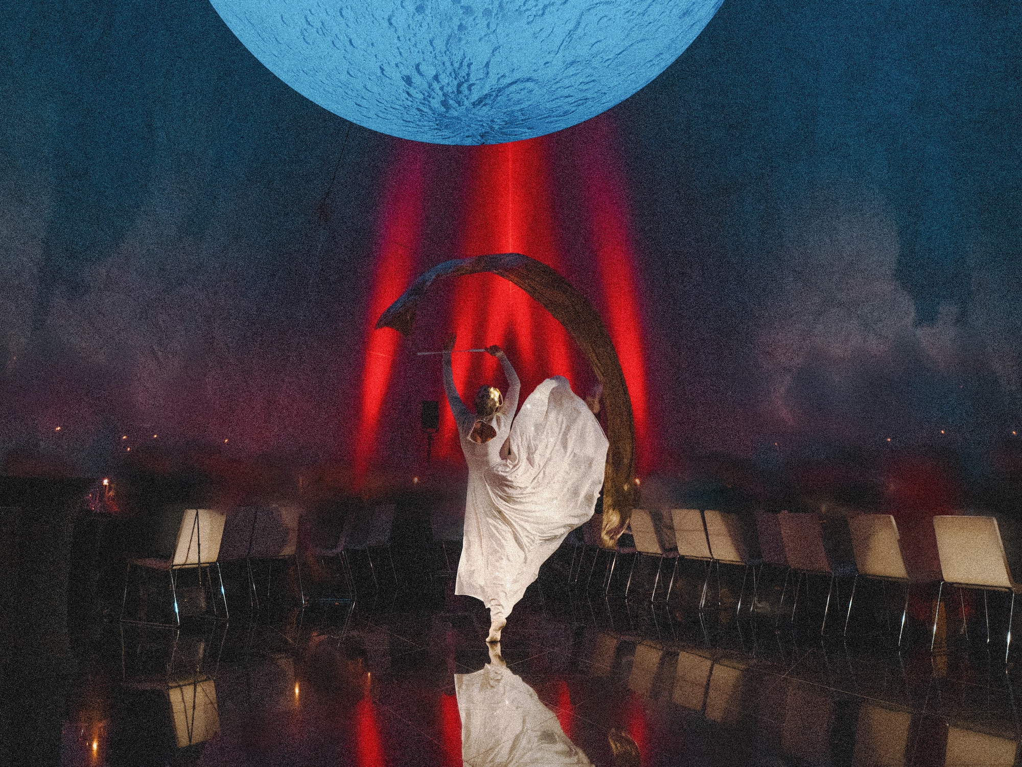 a person in a white dress