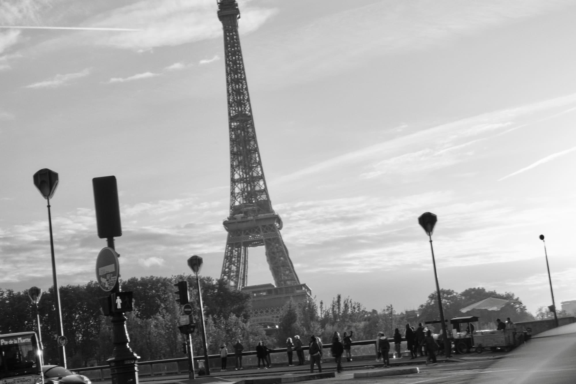 a black and white photo of a tower