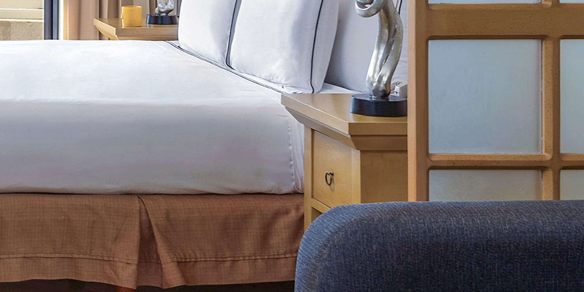 a room with a bed and a couch