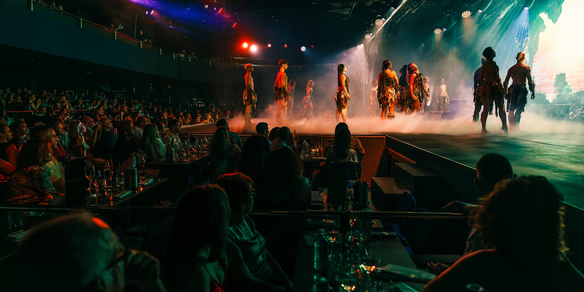 a group of people on a stage