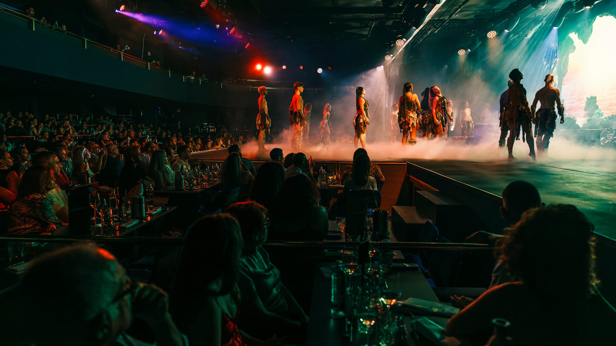 a group of people on a stage