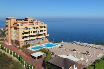 a building next to the water